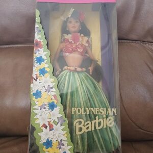 1994 Mattel Polynesian Barbie Doll in Pink Box. Never Opened.
